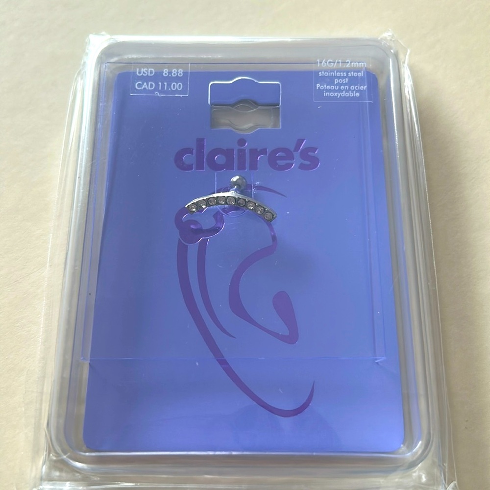 Tragus helix or cartilage earring